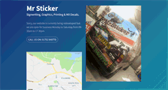 Desktop Screenshot of mrsticker.co.uk