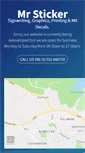 Mobile Screenshot of mrsticker.co.uk